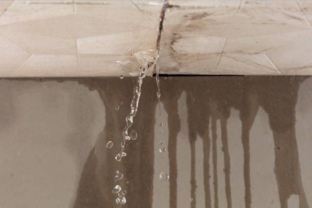 Professional Flood Damage Cleanup technician working in Alleyton, TX